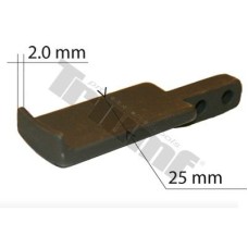 Część zamienna - końcówka ramienia, grubość 2 mm, 1 szt. Część zamienna - końcówka ramienia, grubość 2 mm, 1 szt.