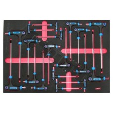 Moduł T-kluczy TORX, IMBUS, 18 części Moduł T-kluczy TORX, IMBUS, 18 części