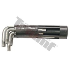 Zestaw kluczy Torx z otworem, krótkie, 8 - częściowy Zestaw kluczy Torx z otworem, krótkie, 8 - częściowy
