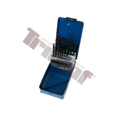 Zestaw wierteł HSS,walcowane, ? 1-10 mm, 19 - szt., czarne Zestaw wierteł HSS,walcowane, ? 1-10 mm, 19 - szt., czarne