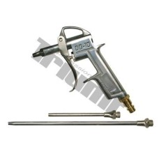 Pistolet do przedmuchiwania + 3 szt. dysz, korpus Al