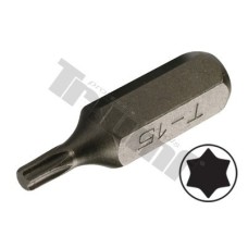 Bit torx T 15 nevŕtaný, driek 8 mm Bit torx T 15 nevŕtaný, driek 8 mm