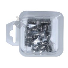 Wkładki gwintowe M14 x 1,25, max. długość 8,4 mm 25 szt. Wkładki gwintowe M14 x 1,25, max. długość 8,4 mm 25 szt.