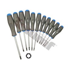 Zestaw wkrętaków Torx bez otworu, 11 - częściowy Zestaw wkrętaków Torx bez otworu, 11 - częściowy