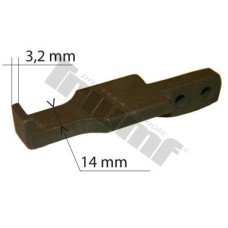 Część zamienna - końcówka ramienia, grubość 3,2 mm, 1 szt. Część zamienna - końcówka ramienia, grubość 3,2 mm, 1 szt.