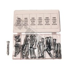 Sada rozpínacích trňov 4-5-6 mm dlhé a krátke, 40 ks