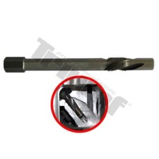 Specjalny gwintownik z prowadzeniem M12x1,25, do oczyszczenie oryginalnego gwintu w głowicy silnika Specjalny gwintownik z prowadzeniem M12x1,25, do oczyszczenie oryginalnego gwintu w głowicy silnika
