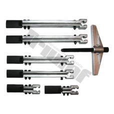 Uniwersalny zestaw ściągaczy, 2ramienny, 115,230,280mm, 8 częściowy Uniwersalny zestaw ściągaczy, 2ramienny, 115,230,280mm, 8 częściowy