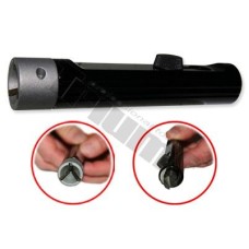 Przyrząd do gratowania, wysuwany, dwustronny, wewn. ?3-12 mm, zewn. ?4-14 mm, długość 12,5 cm,profi Przyrząd do gratowania, wysuwany, dwustronny, wewn. ?3-12 mm, zewn. ?4-14 mm, długość 12,5 cm,profi