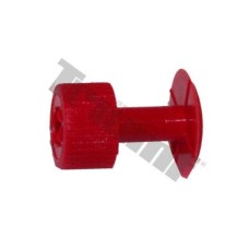 Czerwony grzybek do przyklejania, okrągły D16 - mini 1 szt. Czerwony grzybek do przyklejania, okrągły D16 - mini 1 szt.