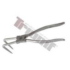 Szczypce Segera 90° odgięte, wewnętrzne, długość 235 mm, szpic 2,2 mm