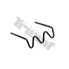 Spinka do wgrzania w plastik, w kształcie ?W?