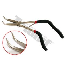 Szczypce specjalne z długimi uchwytami, długość 290 mm, wygięte 45° Szczypce specjalne z długimi uchwytami, długość 290 mm, wygięte 45°