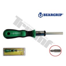 Račňový skrutkovač sólo séria 2K 3012 rukoväť, Beargrip na blistry (B-T) Račňový skrutkovač sólo séria 2K 3012 rukoväť, Beargrip na blistry (B-T)