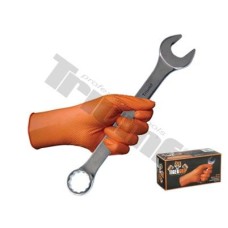 Rukavica mechanická protišmyková 1 ks, veľkosť L - oranžová