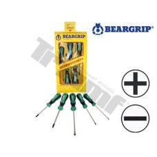 sada 2K skrutkovačov 5 - dielna séria 735-PH+PL, Beargrip xxx
