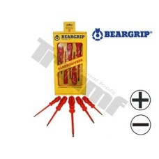 sada 1K VDE skrutkovačov 5 - dielna séria 726-PH+PL, Beargrip xxx