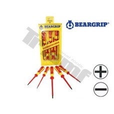 sada 2K VDE skrutkovačov 5 - dielna séria 736-PH+PL, Beargrip xxx