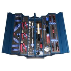 Skrzynka narzędziowa,metalowa, 66 szt. narzędzi