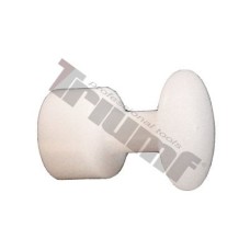 Biały grzybek do przyklejania, okrągły ? 20 mm Biały grzybek do przyklejania, okrągły ? 20 mm