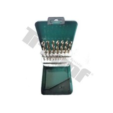Zestaw szlifowanych wierteł, HSS 1-10 mm, 19 - szt. Zestaw szlifowanych wierteł, HSS 1-10 mm, 19 - szt.