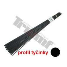 Pałeczki z tworzywa, polipropylen, czarne ? 3 mm, 9 m Pałeczki z tworzywa, polipropylen, czarne ? 3 mm, 9 m