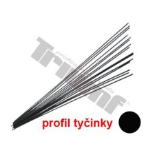 Pałeczka z tworzywa, polietylen, czarna ? 3,0 mm, 4.5 m Pałeczka z tworzywa, polietylen, czarna ? 3,0 mm, 4.5 m
