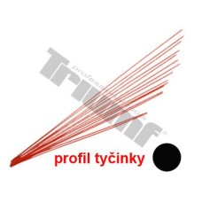 Pałeczka z tworzywa, polietylen, pomarańczowa, ? 3,0 mm, 4.5 m Pałeczka z tworzywa, polietylen, pomarańczowa, ? 3,0 mm, 4.5 m