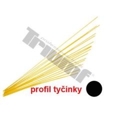 Pałeczka z tworzywa, polietylen, żółta, ? 3,0 mm, 4.5 m Pałeczka z tworzywa, polietylen, żółta, ? 3,0 mm, 4.5 m