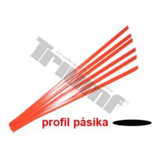 Taśma polietylenowa, pomarańczowa, 1.5 m