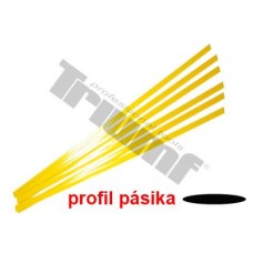 Taśma polietylenowa, żółta,  1.5 m