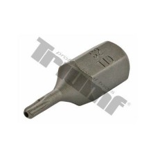 Bit Torx T10 x 30 mm z otworem, 10 mm trzpień Bit Torx T10 x 30 mm z otworem, 10 mm trzpień