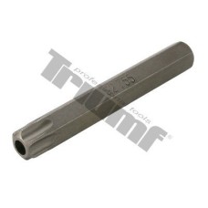 Bit Torx T55 x 75 mm z otworem, 10 mm trzpień Bit Torx T55 x 75 mm z otworem, 10 mm trzpień