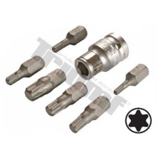 Zestaw bitów Torx, 7 - szt. Zestaw bitów Torx, 7 - szt.