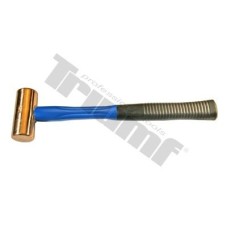 Młotek miedziany, cylindryczny kształt 38 mm, 1000 g. Młotek miedziany, cylindryczny kształt 38 mm, 1000 g.
