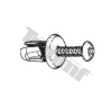 Kołek z wkręcaną spinką, 8,0 x 19,0 mm